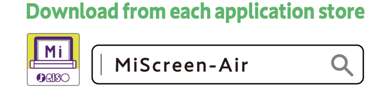 Download from each application store