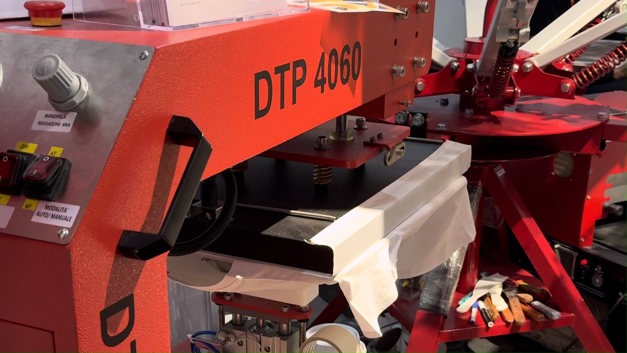 DTP4060(ヒートプレス)を中間乾燥機として使用