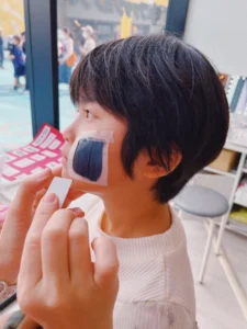 キットパスゴッコインクでペイント