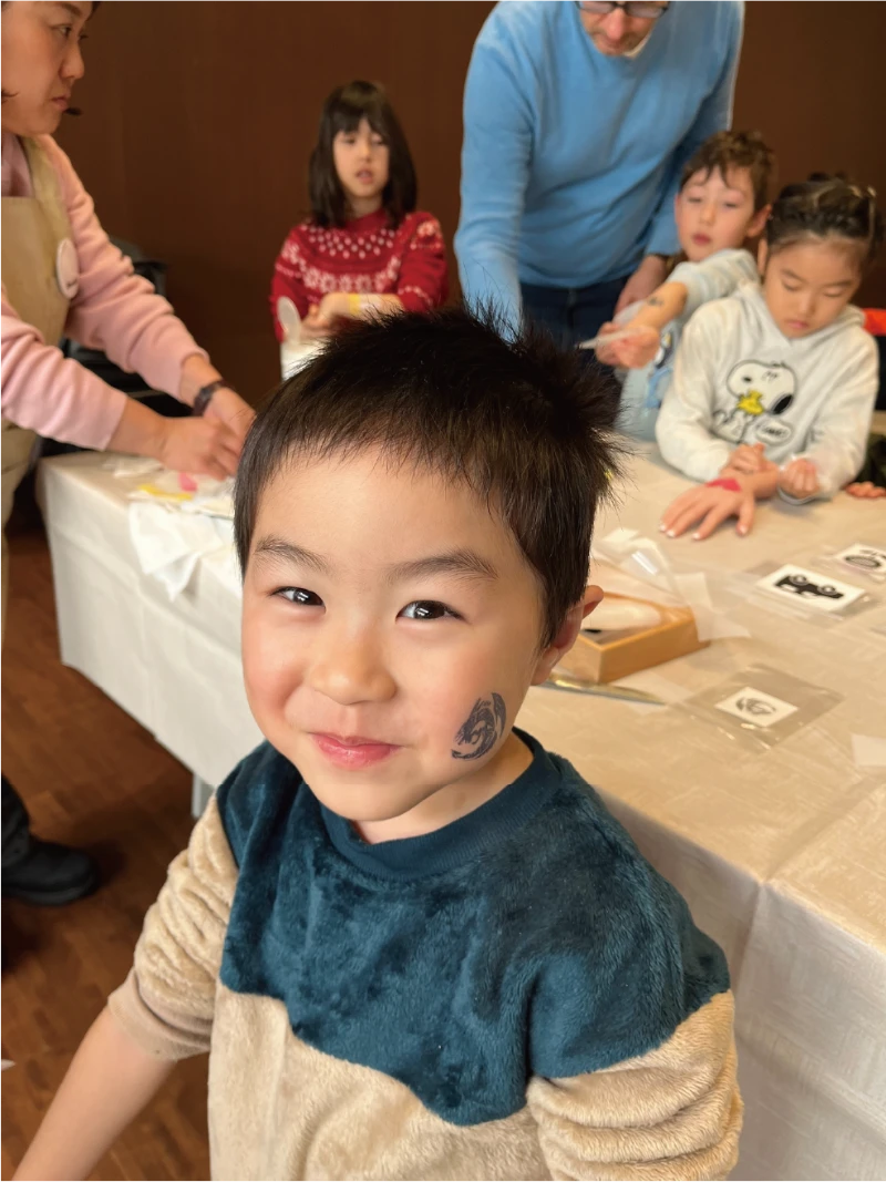 kitpas×GOCCOでフェイスペイント